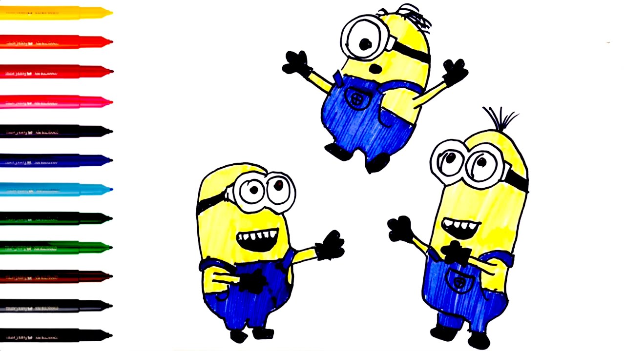 Dibuja y Colorea a Minions Nace Un Villano - El Baul de Los Colores ...