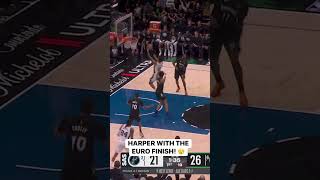 #nba Dylan Harper gets to the rim with the SLICK euro-step then lays it in! 🔥SAS (2-1) MIN |