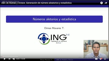 ABC de Matlab y Octave. Generación de número aleatorios y estadística