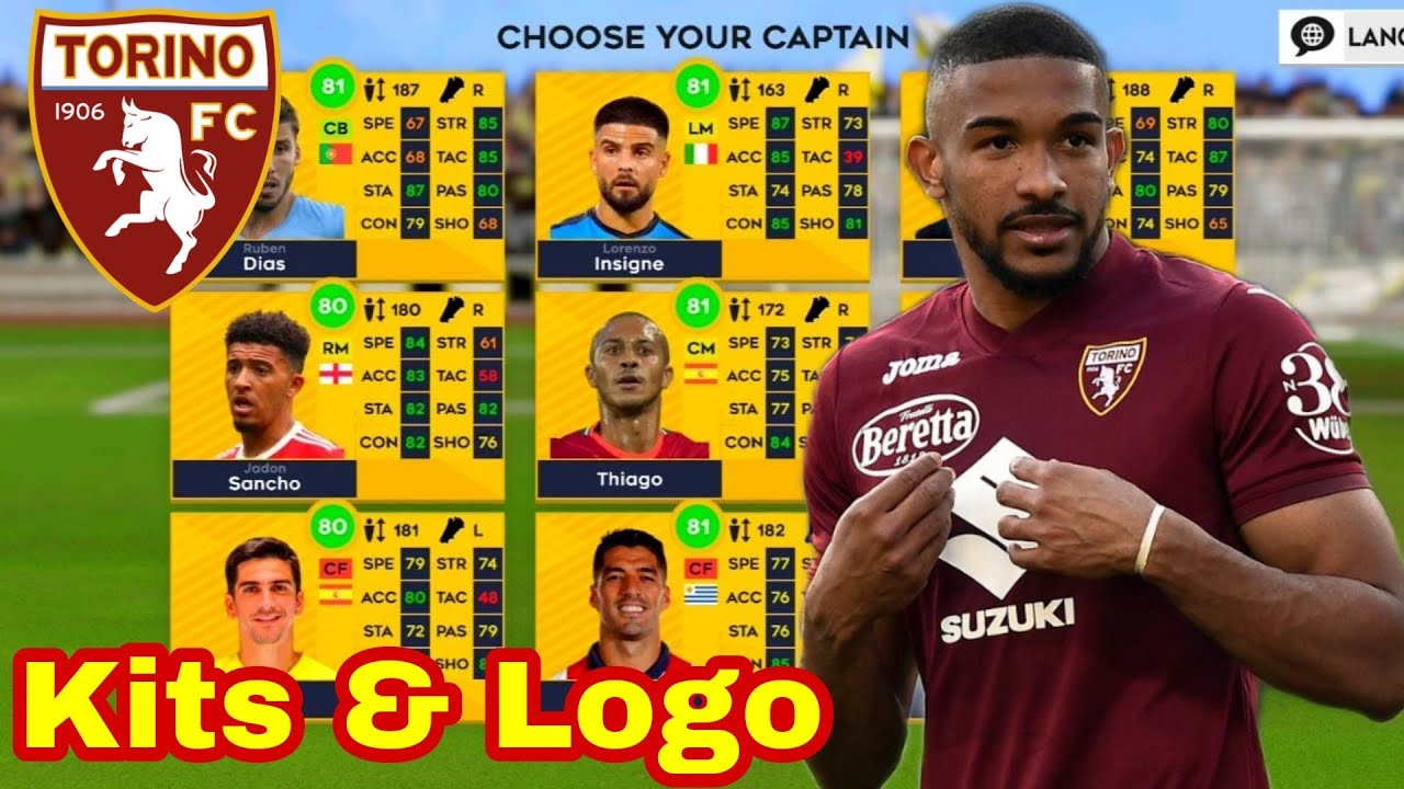 How to Make Torino FC kits logo 2023 - dream league soccer