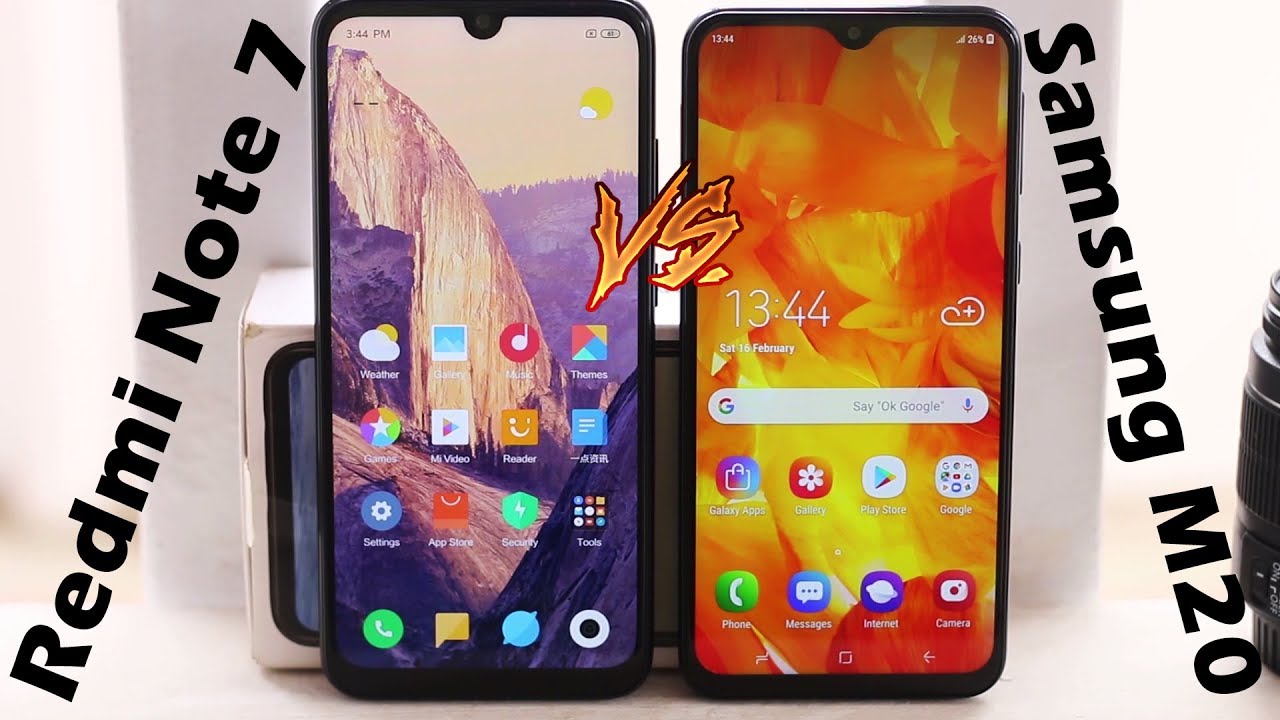 Xiaomi Redmi Note 7 vs Samsung Galaxy M20 | Which one to buy? Full