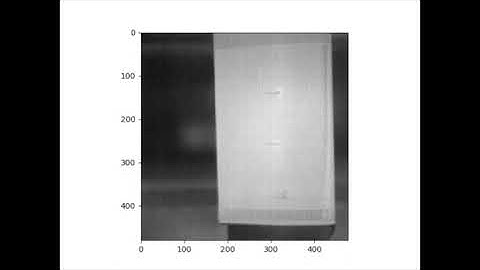 Wind tunnel test infrared video