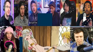 SEVEN DEADLY SINS EPISODE 14 REACTION MASHUP!! [ RE-UPLOAD]