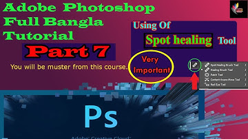Adobe Photoshop full bangla tutorial Part 7। Graphic design। Design। Bangla tutorial।