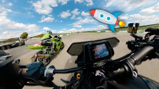 MT-09 SP vs SPORTBIKES on TRACK - METTET