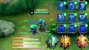 ZHASK NEW BUILD AND EMBLEM-ZHASK TUTORIAL=MLBB