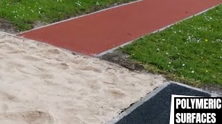 Long Jump Pit Installation in Birmingham, West Midlands | Long Jump Pit Construction UK by Polymeric Surfaces 225 views 2 years ago 2 minutes, 23 seconds