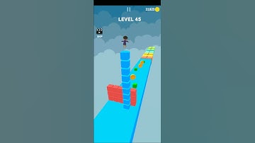 Cube Stacker Surfer 3d - Gameplaywalkhthrough all levels #shorts #android