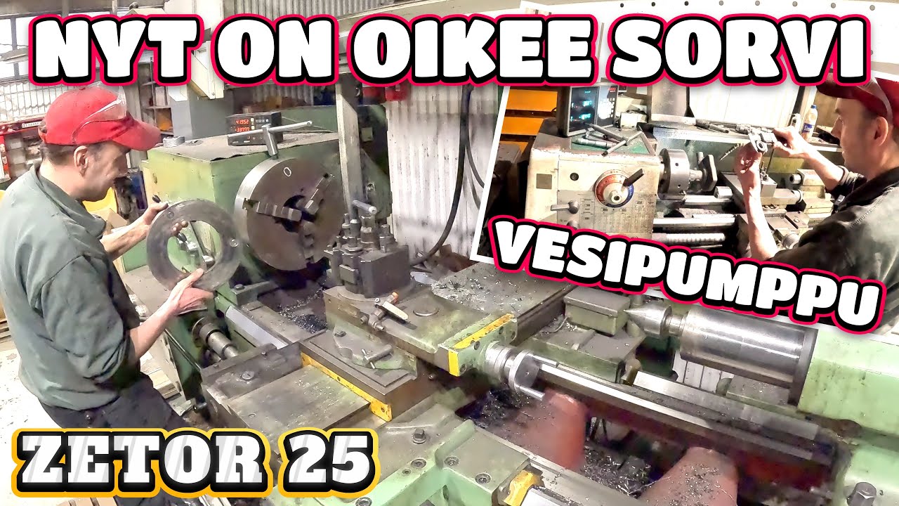 ZETOR 25 Osat isoon Sorviin - vesipumput, kytkimen paininlevy & remontin korjuu