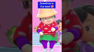 I LOVE GRANDMA!👵#lellobee #shorts #grandma