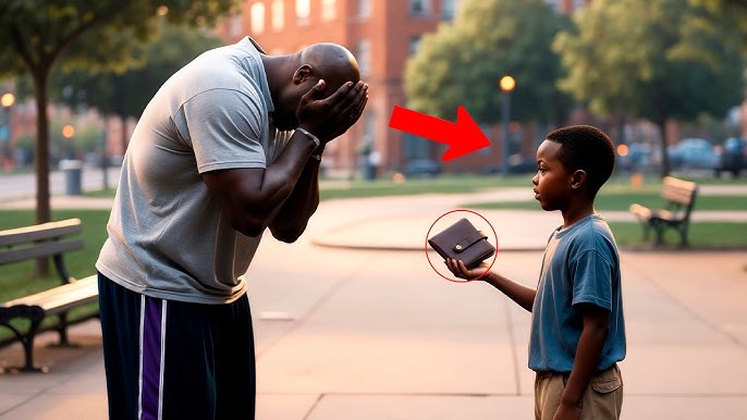 Poor Boy Finds Big Shaq's Wallet and Leaves the Basketball Legend in Tears  with One Simple Request - YouTube