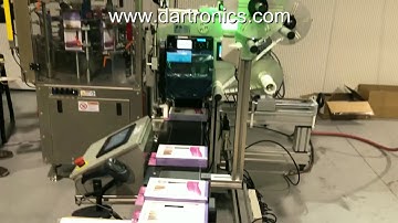 Adco Cartoner integrated with AlTech Labeling System and Teklynx Software