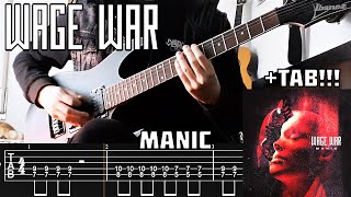 WAGE WAR - Manic (Guitar Cover + TAB)