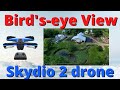 Bird&#39;;s-eye view of garden areas Skydio 2