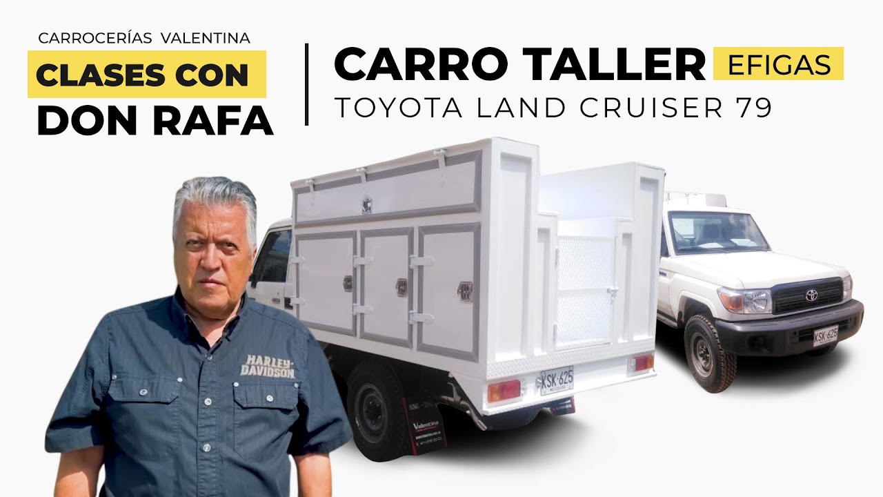 🟡 Clases con Don Rafa👨‍🦳 - Carro Taller Efigas Toyota Land Cruiser 79 