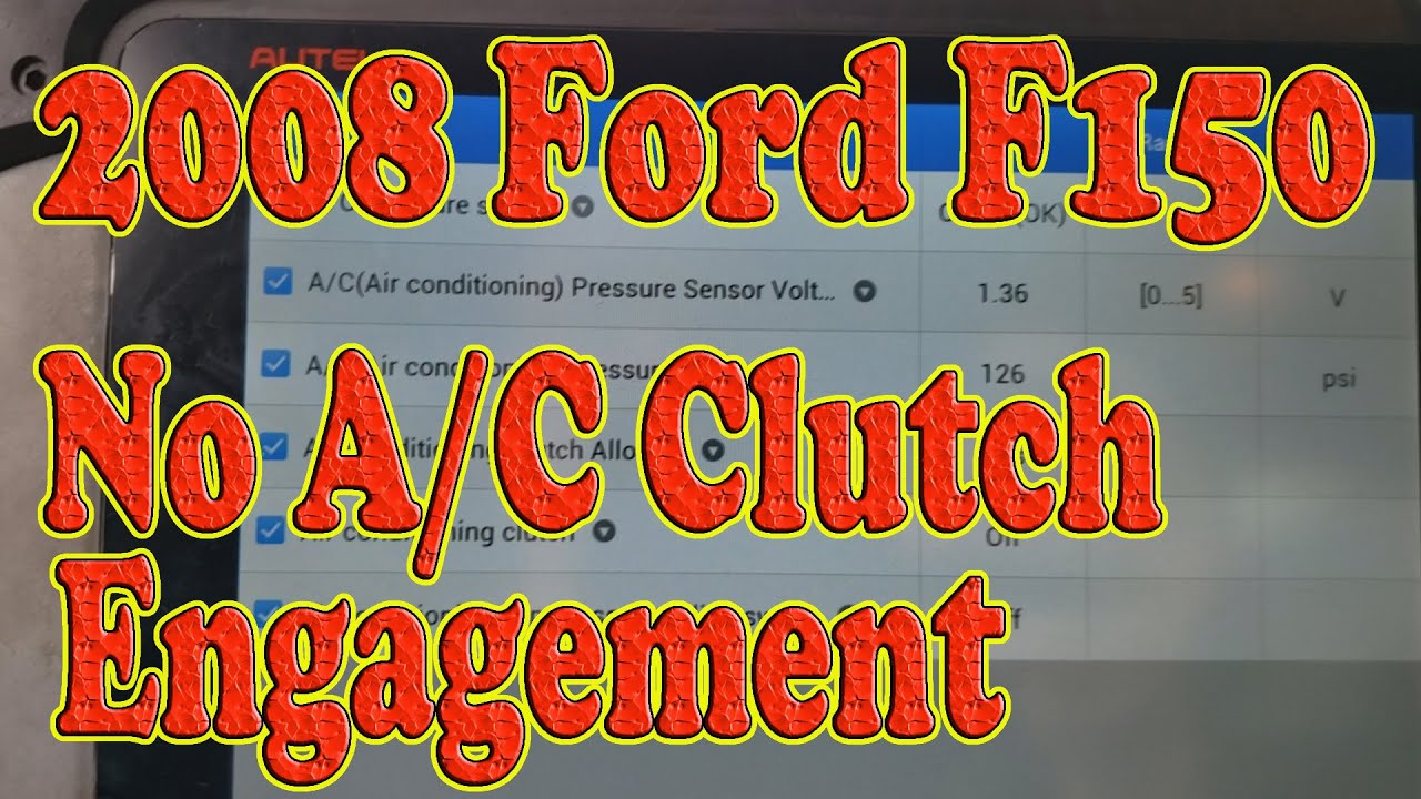 2008 Ford F150 No A C Youtube