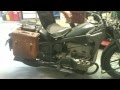 Picking up Wehrmact motorcycle  Zundapp K800.