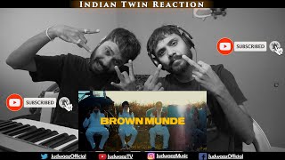 Indian Twin Reaction | BROWN MUNDE - AP DHILLON | GURINDER GILL | SHINDA KAHLON | GMINXR