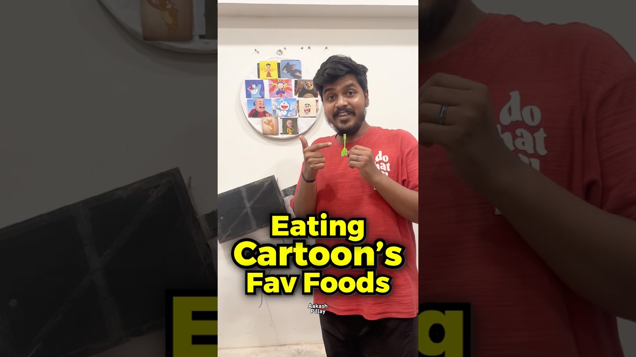Eating Cartoon’s Favourite Foods! 🍔