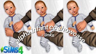 ALPHA INFANT CC SHOWCASE + LINKS | SIMS 4 CAS