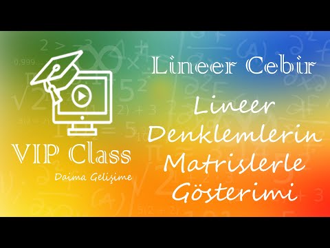 2- Lineer Denklemlerin