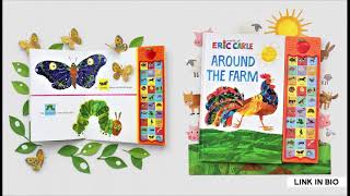 World of Eric Carle, Around the Farm 30-Button Animal Sound Book - Great for First Words - PI Kids