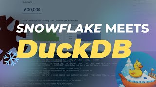 Universql - Save Snowflake costs by using DuckDB as a cache layer