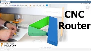 Fusion 360 CAM - CNC Router With a Drag Knife Tutorial - #LarsLive 193