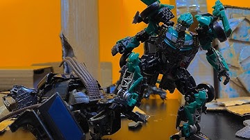 Roadbuster VS Crowbar - Transformers Stop-Motion Short | MegaPrime TF Studios