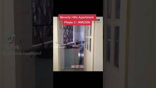 Ground Floor Corner - Beverly Hills Apartment Phase 3 @ Bundusan (2 Bilik) - 430sqft