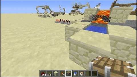 Minecraft: Automatic Smooth Stone and Cobblestone Generator