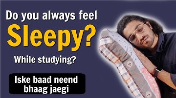 How to overcome sleep while studying? | Study tips for students