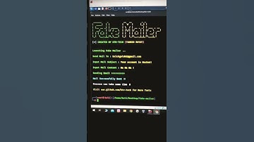 📱🧑‍💻 using Kali Linux|😀 prank for friend|📝 sent mail 💌 #viral #instagram #youtube #follow #shorts
