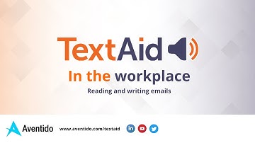 Using TextAid to help with reading and writing emails