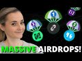 Top 3 crypto airdrops    farm today