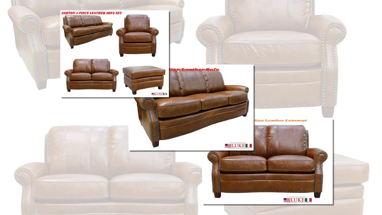 luke leather bennett sofa