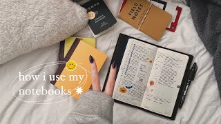 how i use my notebooks (update!) | hobonichi weeks, commonplace ✸ screenshot 2