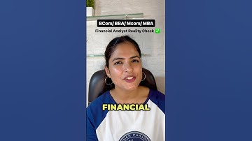 Finance Analyst reality check ✅ #bcom #bba #mcom #mba #financejobs #finance #financecareers