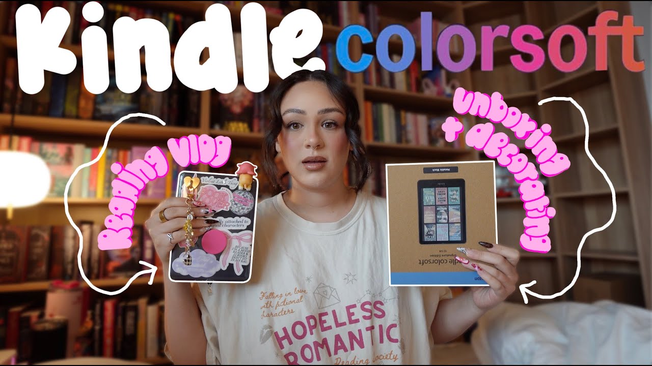 KINDLE COLORSOFT: unboxing + decorating + reading vlog ⭐️ the ULTIMATE kindle vlog!