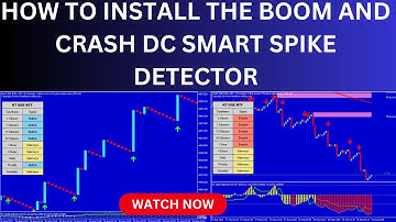 HOW TO INSTALL BOOM AND CRASH DC SMART DETECTOR ON MT5