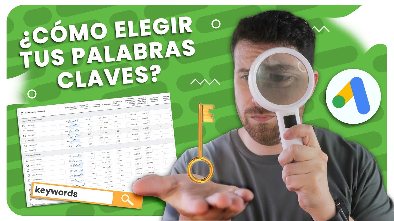 Cómo elegir las palabras clave correctas para tu campaña de búsqueda en