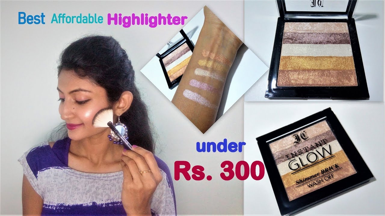 Best Highlighter under Rs. 300 || Incolor Shimmer Brick 05 Radiant || Its makeover tym