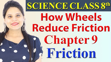How Wheels Reduce Friction - Chapter 9 - Friction - Science Class 8, CBSE