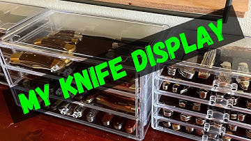 My Knife Display! This is how I store my knives