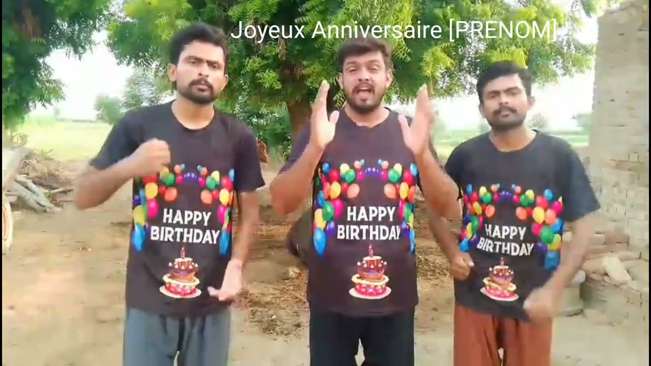 créer un message vidéo personnalisé d'anniversaire avec prénom et musique