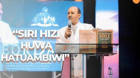 NABII MKUU AFICHUA SIRI KUHUSU BIBLIA - GeorDavie TV