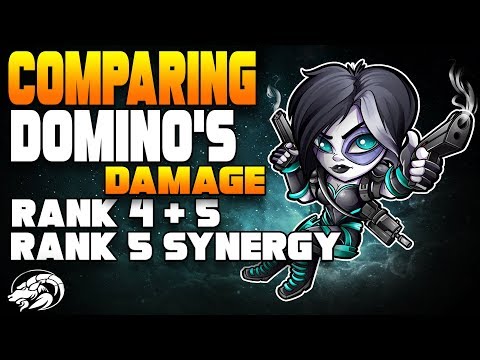 Comparing Domino’s Damage At Different Ranks and Synergy | Marvel Contest of Champions