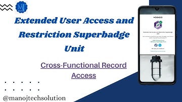 Cross-Functional Record Access | Extended User Access & Restriction | Salesforce Trailhead 2025