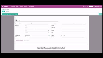 Create Leads in Odoo