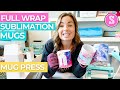 How to Do a Full Sublimation Mug with Sublimation Mug Press